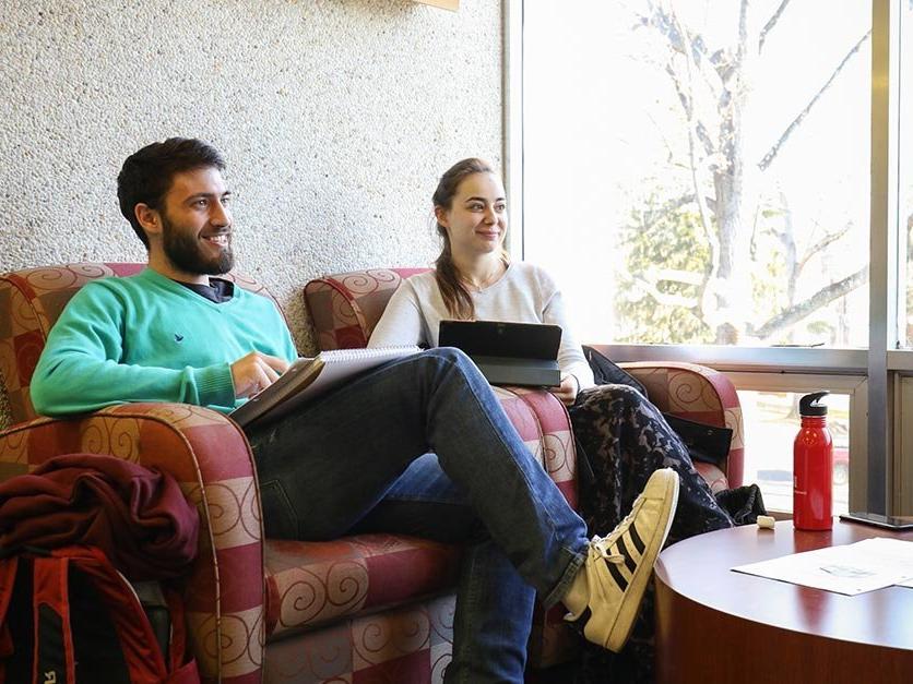 Santiago Ambroggio of Argentina talks with friends.